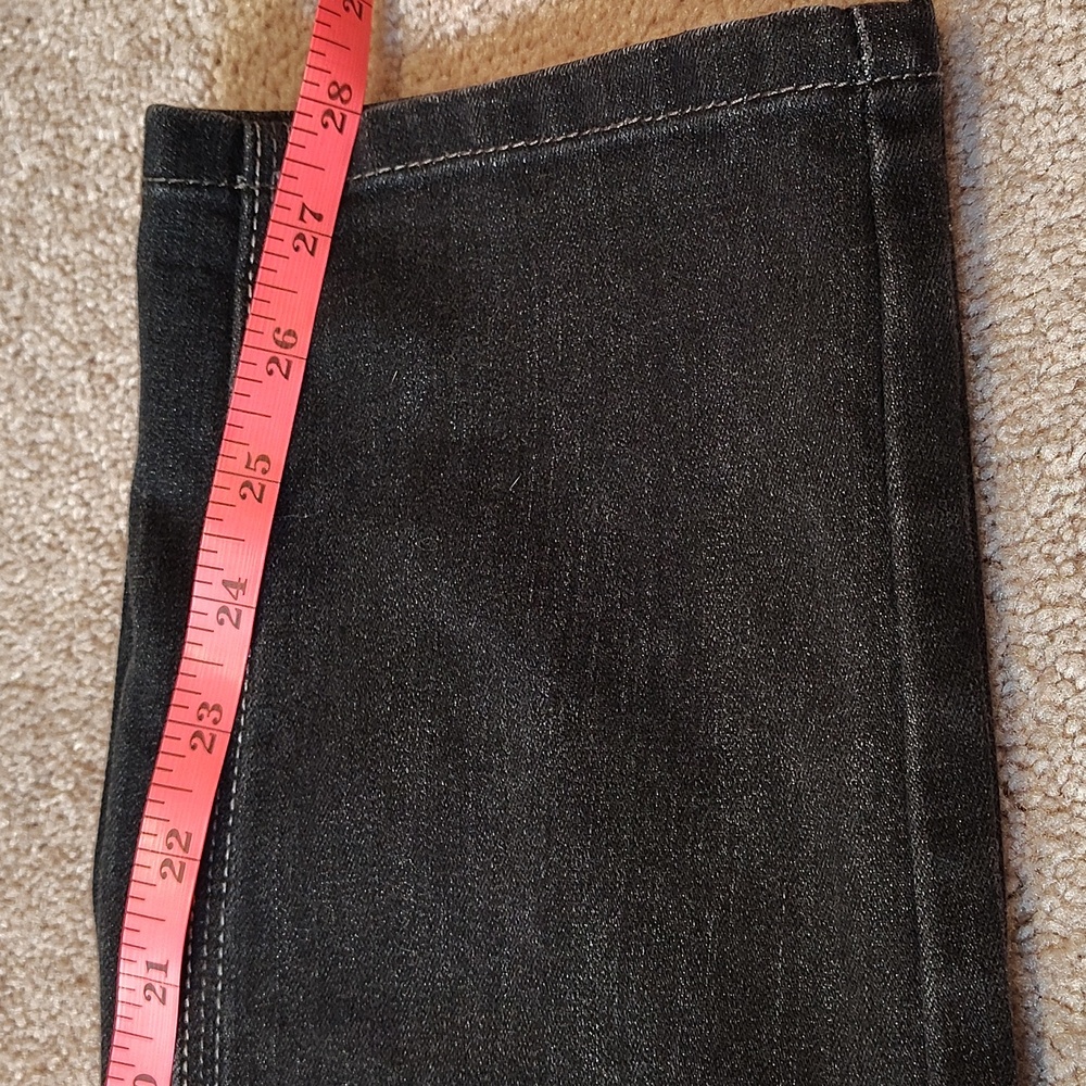 WHBM Women's Noir Slim Ankle Black Jeans Size 14 - Picture 7 of 10
